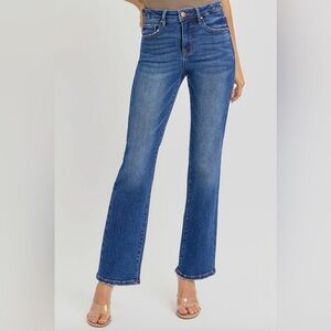 Tummy Control Ankle Straight Jeans